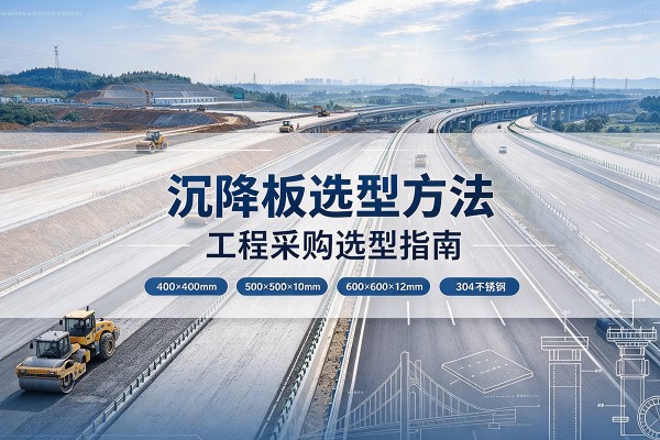 天门沉降板选择方法