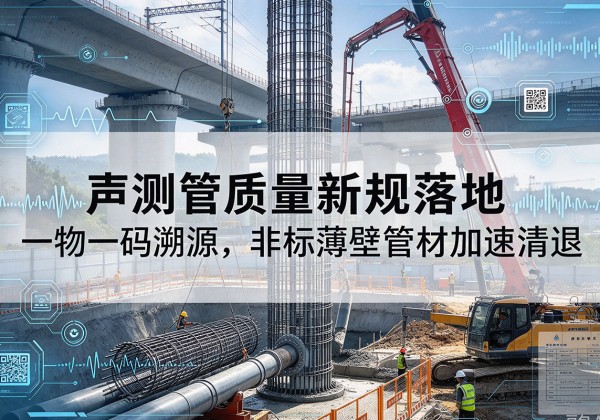 天门声测管质量新规落地，一物一码溯源，非标薄壁管材加速清退