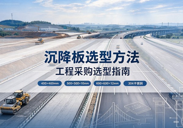 天门沉降板选择方法